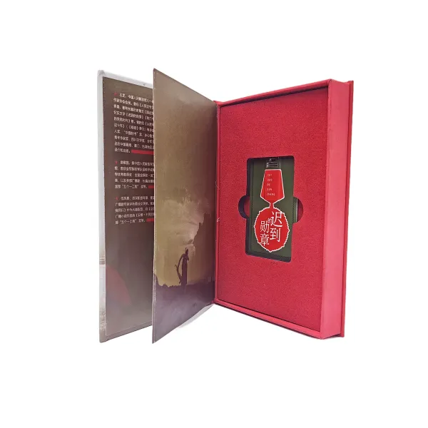 Matte Laminate Book-Style Packaging Box