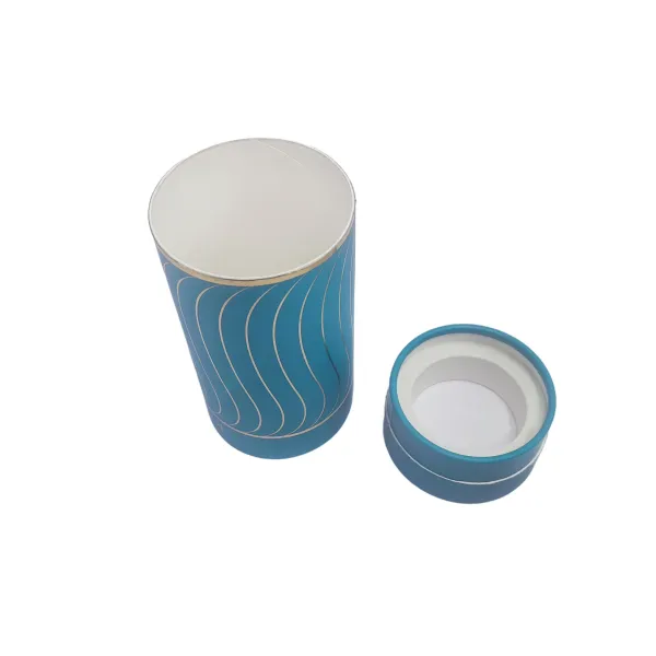 Custom Round Cylinder Lid Cosmetic Box