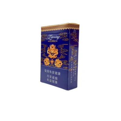 Elegant Hard Lid Cigarette Box with Gold Foil