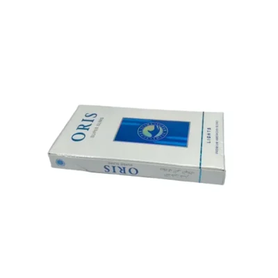 White Cardboard Slim Cigarette Box